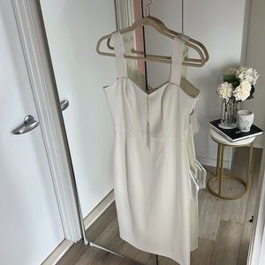 NWT Dress The Population Off-White Cocktail Dress